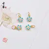 Pulsera Colgante Accesorios para Joyería DIY Colgante de Mariposa Colgante de Trébol de Cuatro Hojas Año Nuevo Adornos Pequeños DIY