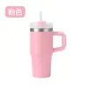 Copo Gelo Triturado Transfronteiriço com Canudo Aço Inoxidável 304 Copo Térmico Portátil Copo de Café para Carro Grande Capacidade 14oz Copo de Carro