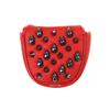 Golf cráneo negro remache funda de varilla de madera funda de varilla de empuje 1/3/5/UT varilla de madera semicircular protección de cabeza de varilla en forma de L