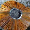Cepillo para Limpiar Nieve Transfronterizo Barredora de Carretera Hoja de Cepillo para Quitar Nieve Alambre de Acero Puro Mixto con Nylon Tipo Cóncavo-Convexo Cepillo para Vehículo quitanieves