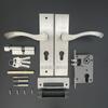 Fechadura com Maçaneta de Aço Inoxidável Fechadura de Porta Interna Fechadura de Porta de Quarto Maçaneta Fechadura de Porta de Madeira Mecânica Sala Estilo Simples Anti-Arrombamento Segurança