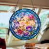 Venda Direta do Fabricante, Série Linguagem Floral Transfronteiriça, Decoração de Ambiente Interno em Acrílico, Pingentes de Disco Redondo Atacado