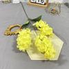 Nueva simulación rama larga 3 cabezas jacinto salón de bodas fondo principal área de bienvenida camino plántula decoración decorada con flores artificiales