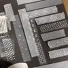 Cinta de Doble Material con Salsa de Tomate, Caramelo Cayendo Galáctico Patrón Básico de Cuadrícula de Puntos Material para Diario Base DIY Collage
