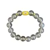 "Original" Amatista Púrpura Gris Ahumada Natural Ágata Gris Transparente Hielo Pulsera de Buda Nuevo Estilo Chino Pulsera Antigua Venta al por Mayor