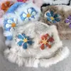 Nuevo Sombrero de Pelo de Conejo Despertar del León de Alta Calidad 2025 para Mujer Otoño e Invierno Cálido Protección para las Orejas Sombrero de Felpa Sombrero de Cabeza de Tigre Lana Tejida