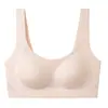 Sujetador de Reúne de Soporte Suave de Tira de Gel sin Cables Tallas Grandes Soporte Lateral Ajustable Sujetador Camiseta sin Mangas de Tira de Gel