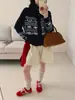 Cardigan Jacquard Tricô Fair Isle Color Block Vintage Novo Outono/Inverno 2026 com Design Casual Estiloso para Mulheres