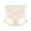 Ropa interior moldeadora de punto gofrado de cintura alta para mujer, control de abdomen posparto, realce de glúteos, entrepierna antibacteriana 10A, transpirable y sin costuras