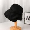 Sombrero de Sol de Ala Ancha Liso para Cubrir la Cara, Nuevo Estilo Primavera y Otoño, para Viajes, Sombrero de Sol que Hace que la Cara Parezca Más Pequeña, Sombrero de Pescador de Nicho, Sombrero de Cubo para Mujer