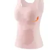 Período de Desarrollo Estudiante de Secundaria Chica Fiebre Calentador de Abdomen Chaleco Calentador con Almohadillas en el Pecho Niña Grande Ropa Interior Estilo Otoño/Invierno