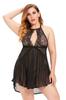 Comércio exterior Sexy Underwear Tamanho Grande Europeu e Americano Sexy Neck Skirt Pijamas Nightwear Fat Girls Sexy Underwear ZT049