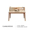Escritorio con estantería, mesa integrada, escritorio de computadora, escritorio de oficina moderno simple, escritorio de estudio para estudiante montado en la pared para dormitorio de apartamento pequeño