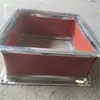 Tubo Suave Cuadrado Canal de Viento Lona Conector Suave Ignífugo Resistente a Altas Temperaturas Lona Retráctil Conducto de Aire Telescópico Conector Suave