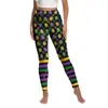 Carnaval de Pantalones de Mujer Transfronterizos Primavera 2026 Máscara Dorada Impresión Digital 3D Pantalones de Yoga Mallas Deportivas