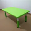 Mesa e cadeira plásticas ajustáveis para jardim de infância mesa retangular ajustável para aprendizado infantil e cadeira mesa de estudo para jogos vendas diretas da fábrica
