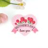 Nuevos Accesorios de Venta Caliente Impresos para el Día de la Madre Oso de Amor Tema de Flores Decoración Decoración Festiva Material de Decoración