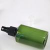 Frasco Spray 150ml Verde Escuro Ombro Inclinado Frasco Spray Névoa Fina Frasco Spray Plástico Pet Frasco Pequeno Portátil Vazio