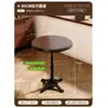 Mesas e cadeiras de café estilo americano e restaurante ocidental, mesas de padaria e confeitaria modernas, cadeiras de jantar de restaurante de lanches estilo vintage para uso comercial