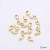 Cor preservando ouro 14K amor lagosta fecho fecho fivela colar pulseira conexão fivela DIY handmade joias acessórios material