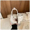 Bolso de cesta de mano para mujer 2025 nuevo transfronterizo europeo y americano retro gamuza esmerilada bandolera