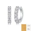 Aretes de plata S925 de Buda con moissanita, modelo nuevo, joyería para orejas de venta caliente transfronteriza en Amazon, al por mayor en stock