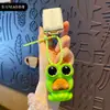 Chaveiro Criativo Squeeze Sapo de Olhos Grandes Alívio de Estresse Desenho Animado Capivara Casal Porco Mochila de Estudante Pequeno Pingente