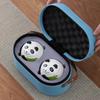 Tetera de panda creativa caja de regalo de panda de dibujos animados embalaje tetera de cerámica vacía almacenamiento de té negro té blanco té verde sellado