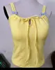 Top de verano sin mangas con cuello redondo y espalda descubierta para mujer, estilo Spice Girls, con almohadilla para el pecho y chaleco interior