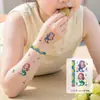 Produtos Pequenos para Venda em Barraca: Adesivos Faciais de Borboleta com Glitter, Adesivos de Tatuagem, Adesivos de Fada Laváveis à Prova d'Água de Longa Duração, Unicórnio, Veado, Lua