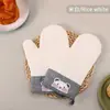Guantes Antiescaldaduras Silicona Engrosada Especial Horno de Cocina Cubierta de Aislamiento Resistente a Altas Temperaturas Horneado Antideslizante Guantes para Horno de Microondas