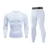 Ropa de Compresión de Secado Rápido de Verano para Hombre, Traje Deportivo de Manga Larga, Camiseta para Correr, Fitness, Entrenamiento de Fútbol, Uniforme de Baloncesto, Camiseta de Capa Base