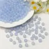 Cuentas de Vidrio Gelatina Color Sólido Cuentas Redondas de Jade Sintético Cuentas Sueltas de Vidrio Cuentas para Pulsera Hecha a Mano DIY Accesorios para Ropa