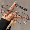 38028 tendencia 2025 nuevo marco grande para mujer gafas anti luz azul marco espejo plano para hombre venta al por mayor de fábrica montura completa