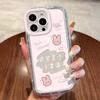 Conejo de la Fortuna Adecuado para Funda de Teléfono iPhone 17 Pro Max 14 Apple 13 Agujero de Precisión 12/15 Premium 16 Funda Suave