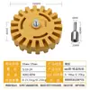 Roda pneumática de borracha de 4 polegadas 20mm25mm roda de borracha para remover tinta roda de borracha para remover placa de borracha ferragens acessórios para ferramentas elétricas
