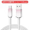 Cabo de carregamento super rápido de 65W adequado para dispositivos Android, Huawei, Tipo-C e Apple, cabo de carregamento de celular trançado