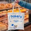 Loja de panificação Sacola de lona Sacola de compras criativa Bolsa de publicidade Sacola de algodão Sacola de lona empresarial Logotipo impresso