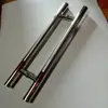 Venda Direta de Fábrica Maçaneta de Porta de Vidro Média Lixada Tubo Redondo Espessado e Polido Maçaneta de Porta de Correr Maçaneta de Porta de Aço Inoxidável
