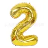 Globo digital de película de aluminio de gran tamaño de 40 pulgadas Globo de papel de aluminio dorado plateado oro rosa venta al por mayor decoración de fiesta de cumpleaños