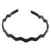 Llegada Nueva Coreana Color Mate Negro Mate Diadema para el Cabello Accesorios Elegantes para el Cabello Facial de Mujer Diadema de Plástico con Dientes para Flequillo
