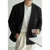 Jaqueta Casual Masculina de Lã Acetato Lyocell Outono/Inverno 2026 de Lapela Entalhada de Dois Botões Jaqueta de Terno Leve para Negócios