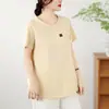 Ropa de Verano 2026 Dibujos Animados Japoneses Estampado Holgado Suéter de Manga Corta para Mujer Camiseta Top Casual Venta al por Mayor