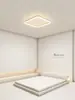 Lámpara de Dormitorio Minimalista, Lámpara de Techo Led Simple y Moderna, Lámpara Creativa para Sala de Estar, Lámpara Cuadrada para Comedor, Luminarias para Estudio