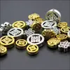 Aleación de plata Xizang cuentas nudo chino Fu Lu Shou variedad de cuentas de nube trasera Accesorios para joyería DIY al por mayor