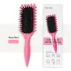 En stock Xiyin Amazon Transfronterizo Nuevo Peine de Paja de Trigo Masajeador Peine para Cabello Rizado Definición Peine de Estilo Peine Rizado Peine de Rebote