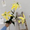 Lirio de impresión 3D artificial flor artificial Lirio de Fuego diseño de arreglo floral para área de bienvenida de boda y decoración de habitación de bodas