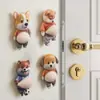 Perro Shiba Inu Barrigón Transfronterizo Corgi Silicona Ultra Suave Calcomanía Anticolisión para Coche Calcomanía Decorativa Antigolpes para el Hogar Juguete Squishy