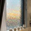Película de vidrio esmerilado para ventana de baño, pegatina anti-mirones, decoración de pájaros, pegatina para ventana, película electrostática sin adhesivo