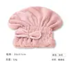 Gorro de ducha con lazo para cabello seco, súper absorbente, de secado rápido, de coral y forro polar, de princesa, para mujer, grueso y seco, pañuelo para la cabeza sin soplado.